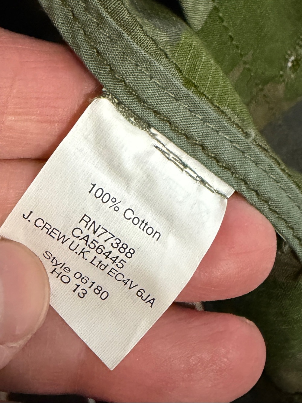 Like new size XS J. Crew Green Camouflage Utility Jacket.Pockets, hood, vintage - Picture 11 of 13